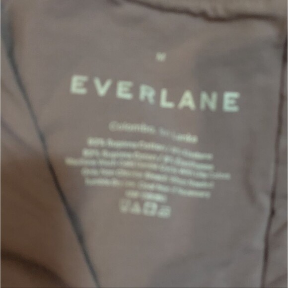 Everlane Lavender Purple Long Sleeve V Neck Bodysuit Size M Medium - Picture 4 of 6